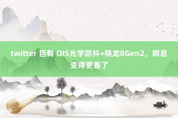 twitter 巨臀 OIS光学防抖+骁龙8Gen2，瞬息变得更香了