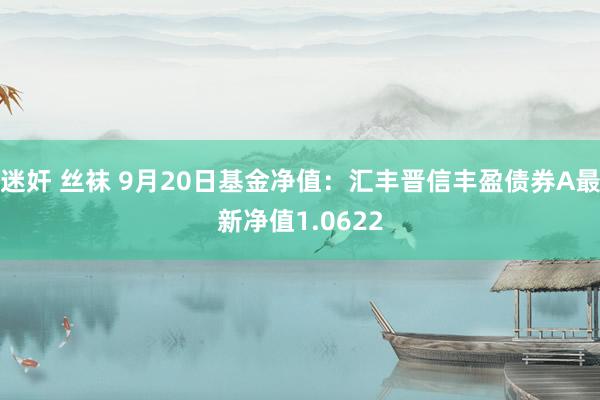 迷奸 丝袜 9月20日基金净值：汇丰晋信丰盈债券A最新净值1.0622