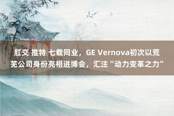 肛交 推特 七载同业，GE Vernova初次以荒芜公司身份亮相进博会，汇注“动力变革之力”