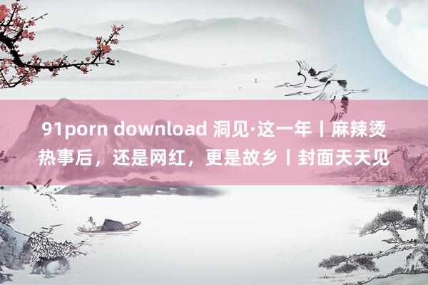 91porn download 洞见·这一年丨麻辣烫热事后，还是网红，更是故乡丨封面天天见