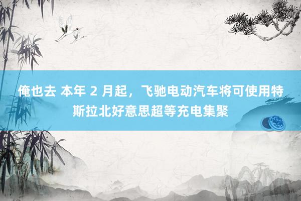 俺也去 本年 2 月起，飞驰电动汽车将可使用特斯拉北好意思超等充电集聚